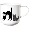ASA Selection Henkelbecher Surprised Cats Weiß Glänzend