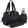 BABY ON BOARD Wickeltasche Urban Classic Schwarz