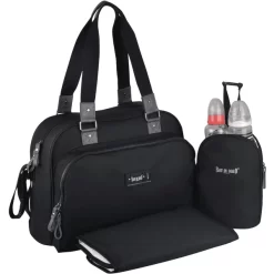 BABY ON BOARD Wickeltasche Urban Classic Schwarz