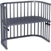 Babybay Beistellbett Maxi Schiefergrau