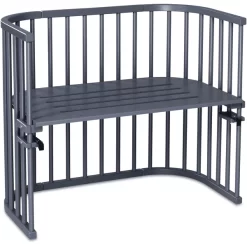 Babybay Beistellbett Maxi Schiefergrau