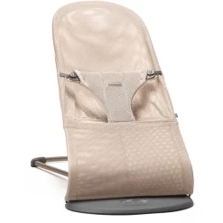 BabyBjörn BABYBJÖRN Babywippe Bliss Perlmuttrosa Mesh