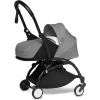 BABYZEN Kinderwagen YOYO2 0+ Black Mit Neugeborenenaufsatz Grau