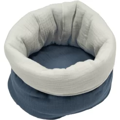 Be Be 's Collection Musselin Pflegekörbchen Dunkelblau