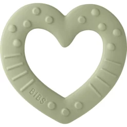 BIBS® Beißring Baby Bitie Heart Ab Dem 3. Monat In Sage