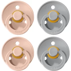 BIBS® Schnuller Colour Cloud / Blush 6-18 Monate, 4 Stk.