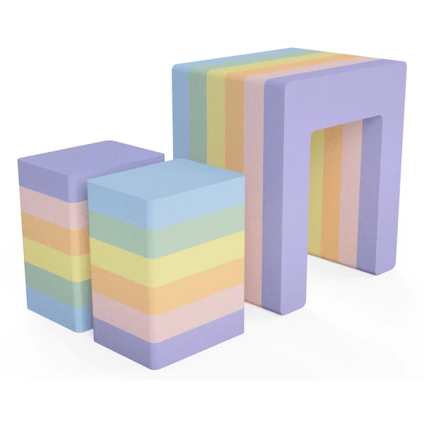 BObles® Rainbow Collection Viereckiger Regenbogen, Pastell 1 BObles® Rainbow Collection Viereckiger Regenbogen, Pastell