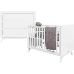Bopita Babyzimmer Anne 2-teilig 60 X 120 Cm Weiß