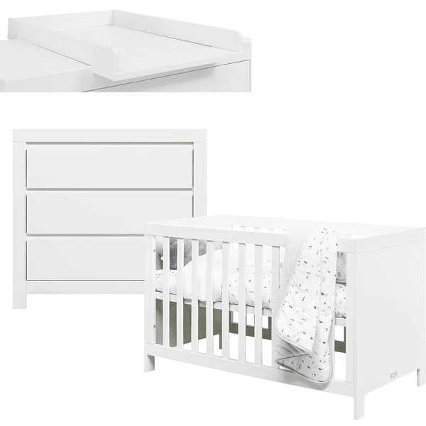 Bopita Babyzimmer Thijn 2-teilig 60 X 120 Cm Weiß Mit Wickelaufsatz 1 Bopita Babyzimmer Thijn 2-teilig 60 X 120 Cm Weiß Mit Wickelaufsatz