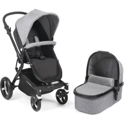 CHIC 4 BABY Kombi-Kinderwagen PASSO Jeans Grey
