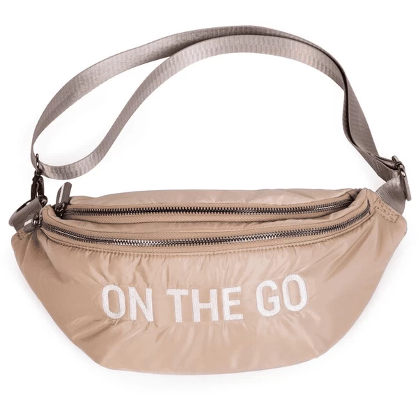 CHILDHOME Banana Bag On The Go Gesteppt Beige 1 CHILDHOME Banana Bag On The Go Gesteppt Beige