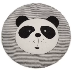 DAVID FUSSENEGGER Krabbeldecke Pandabär Gefüttert Rohweiß 120 Cm