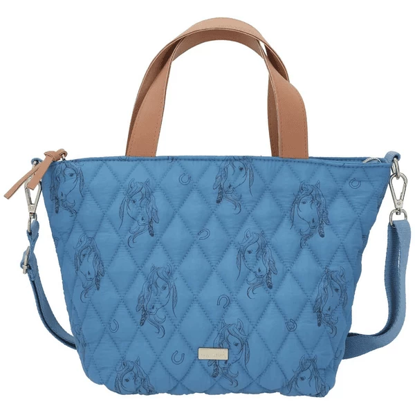 Depesche Mini Shopper Miss Melody Blue Quilt 12 X 32 X 21 Cm Blau 1 Depesche Mini Shopper Miss Melody Blue Quilt 12 X 32 X 21 Cm Blau