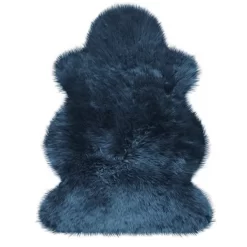 Heitmann Australisches Premium Lammfell Indigoblau