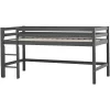 Hoppekids Halbhochbett Basic Smoked Pearl 90 X 200 Cm