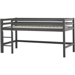 Hoppekids Halbhochbett Basic Smoked Pearl 90 X 200 Cm