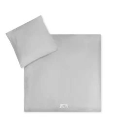 JULIUS ZÖLLNER Bettwäsche Uni Light Grey 80 X 80 Cm