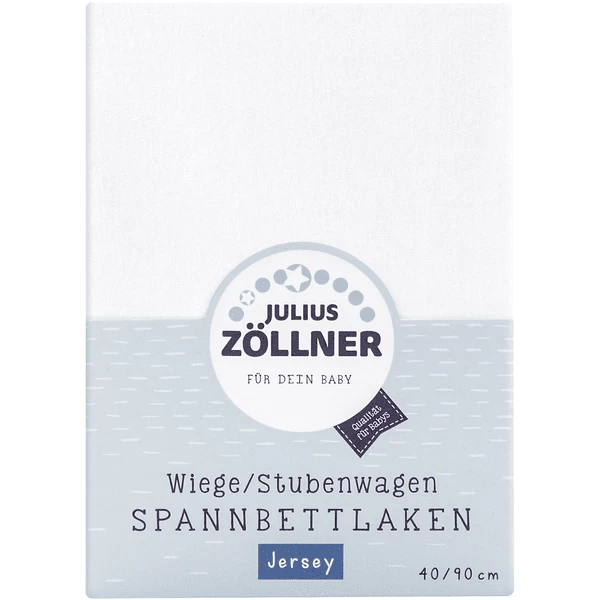 JULIUS ZÖLLNER Spannbetttuch Jersey Für Wiege Weiß 1 JULIUS ZÖLLNER Spannbetttuch Jersey Für Wiege Weiß
