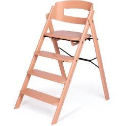 KAOS Hochstuhl Klapp Faltbar Buche Pale Coral