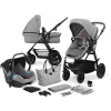 Kinderkraft Kombikinderwagen 3 In 1 XMOOV Grey