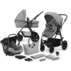 Kinderkraft Kombikinderwagen 3 In 1 XMOOV Grey