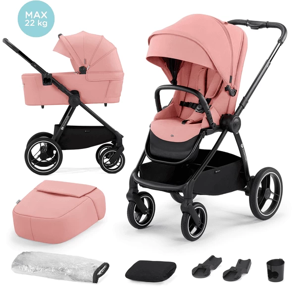 Kinderkraft Kombikinderwagen NEA 2 In 1 Ash Pink 1 Kinderkraft Kombikinderwagen NEA 2 In 1 Ash Pink
