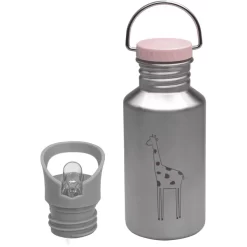 LÄSSIG Trinkflasche Aus Edelstahl, Safari Giraffe 500 Ml