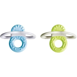 MAM Beißring Bite & Relax 2+ Monate Blau / Grün