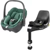 Maxi-Cosi MAXI COSI Set Babyschale Pebble 360 Essential Green Plus Basisstation FamilyFix 360