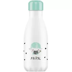 Miniland Isolierflasche Kid Bottle Pixie - 270ml, Weiß/blau