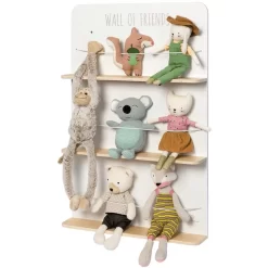 MUSTERKIND® Plüschtier-Regal Picea Weiß/natur