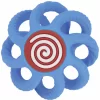 Nuby Nûby Beißball Aus Silikon Klein In Blau