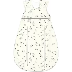 ODENWÄLDER Primaklima Jersey-Schlafsack Looping Hearts Forest-grey