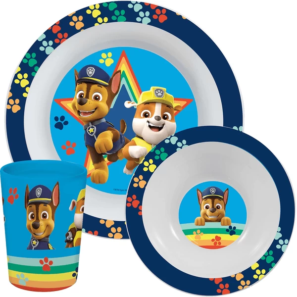 P:os Frühstücksset Paw Patrol, Boy, 3tlg 1 P:os Frühstücksset Paw Patrol, Boy, 3tlg