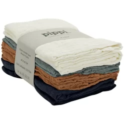 Pippi Muslin Tücher 8er Pack Dress Blue