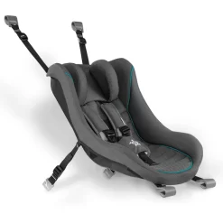 Qeridoo® Babyschale Dunkelgrau Für Kinderfahrradanhänger