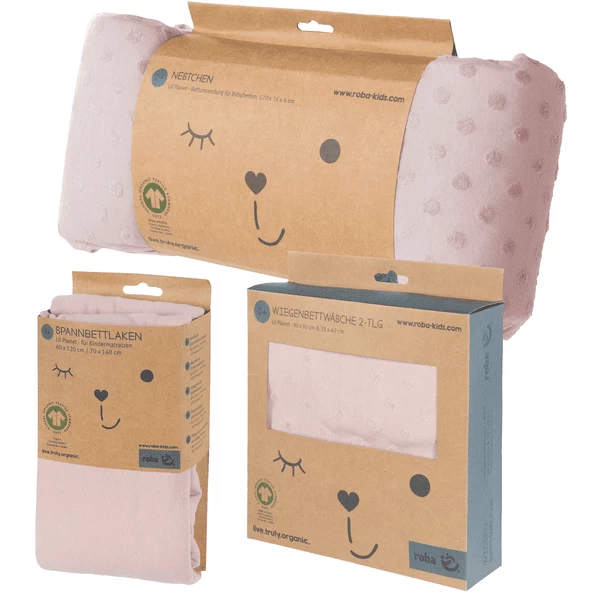 Roba Geschenkset Jersey Schlafen Klein Lil Planet Rosa 1 Roba Geschenkset Jersey Schlafen Klein Lil Planet Rosa
