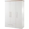 Roba Kleiderschrank Nele 3-türig Weiß