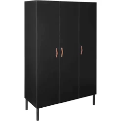 Schardt Kleiderschrank Melody Black 3-türig