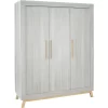 Schardt Kleiderschrank Miami Grey 3-türig