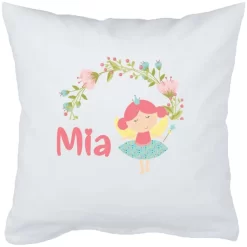 Schnullireich Babykissen Mit Namen Kleine Fee Weiß