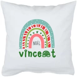 Schnullireich Babykissen Mit Namen Weihnachten Weiß