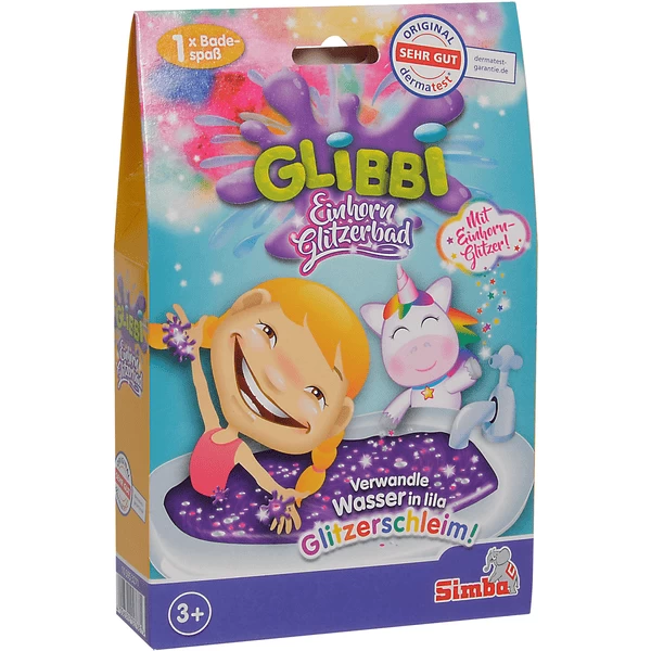 Simba Glibbi Einhorn Glitzerbad 1 Simba Glibbi Einhorn Glitzerbad