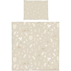 SONNE Bettwäsche Taupe 80 X 80 Cm