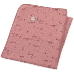 Sterntaler Musselin-Schmusedecke Emmis Garden Mittelrot 120 X 120 Cm