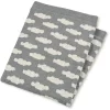 Sterntaler Strick-Schmusedecke Silber Meliert 100 Cm X 80 Cm