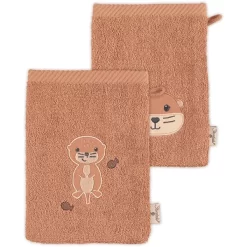 Sterntaler Waschhandschuhe 2er Pack Otti Braun