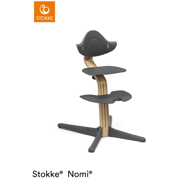 STOKKE® Nomi® Hochstuhl Eiche / Anthrazit 1 STOKKE® Nomi® Hochstuhl Eiche / Anthrazit