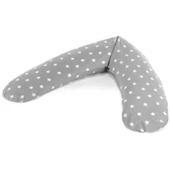 THERALINE Stillkissen Komfort Inkl. Bezug Big Stars Grau