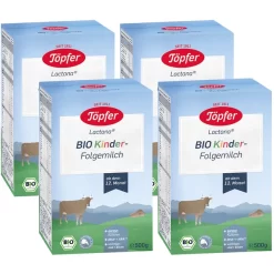 Töpfer Bio Kinder-Folgemilch Lactana 4 X 500 G Ab Dem 12. Monat